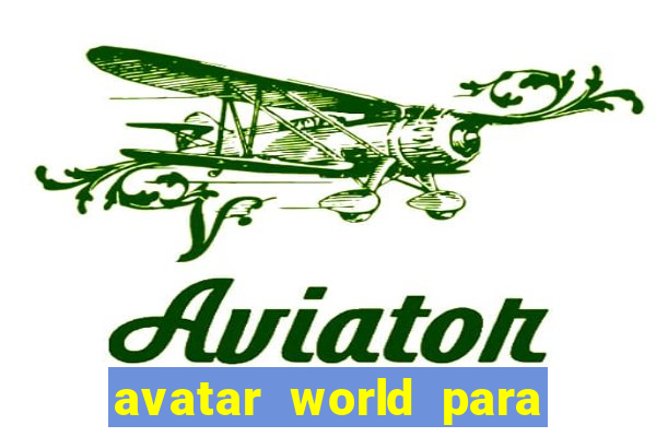 avatar world para colorir e imprimir